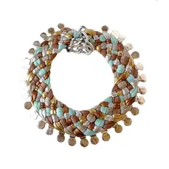 MARIA LA BIYUX - Collar Charms Frozen Circular