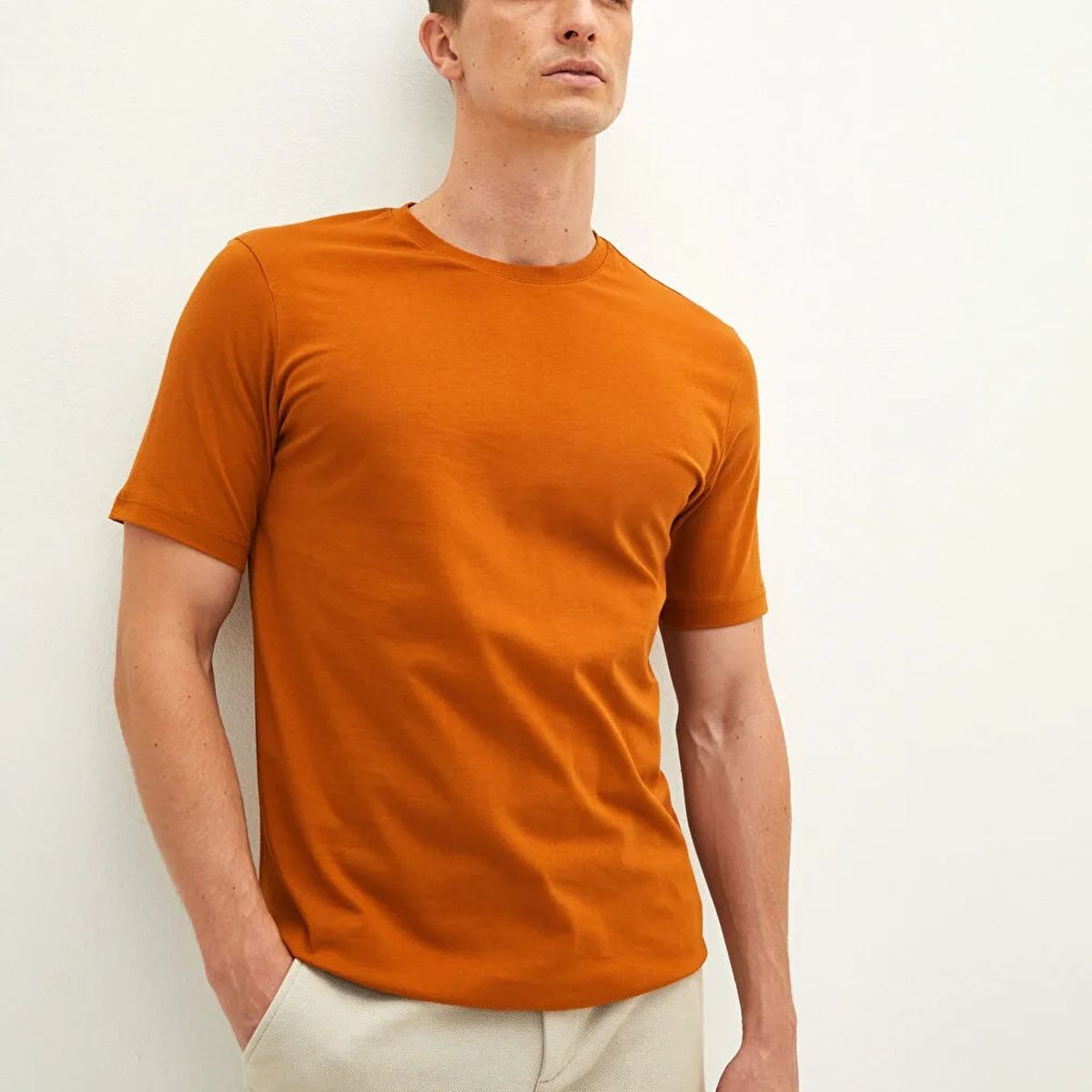 MROTTO - Polera Hombre Casual Manga Corta Algodon