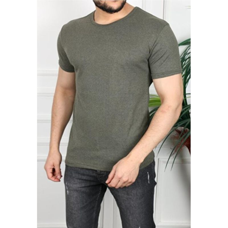 MROTTO - Polera Hombre Casual Manga Corta Algodon