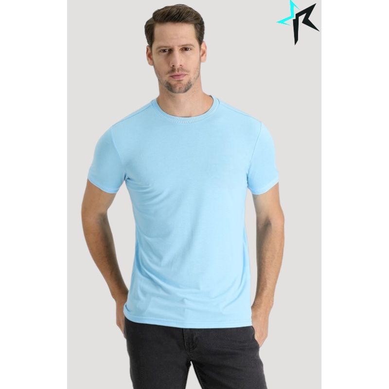 MROTTO - Polera Hombre Casual Manga Corta Algodon