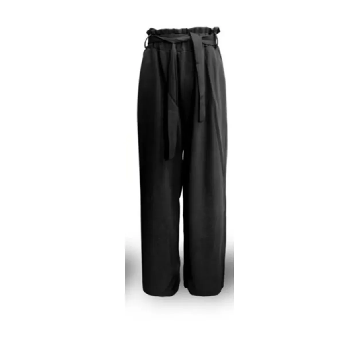 EVERSO - Pantalón Bombacho Liso De Mujer 100 Algodón.