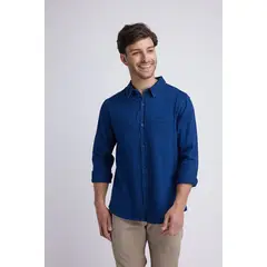 PANAMA JACK - Camisa Hombre manga larga Azul Panama  Jack