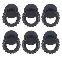 GENERICO - Pack X6 Moldes Tartaleta Desmontable Tarta Individual 105cm