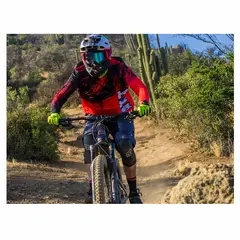 OTT  ON THE TOP - JERSEY LARGE CONFORT FIT MANGA LARGA UNISEX ROJO CON NEGRO