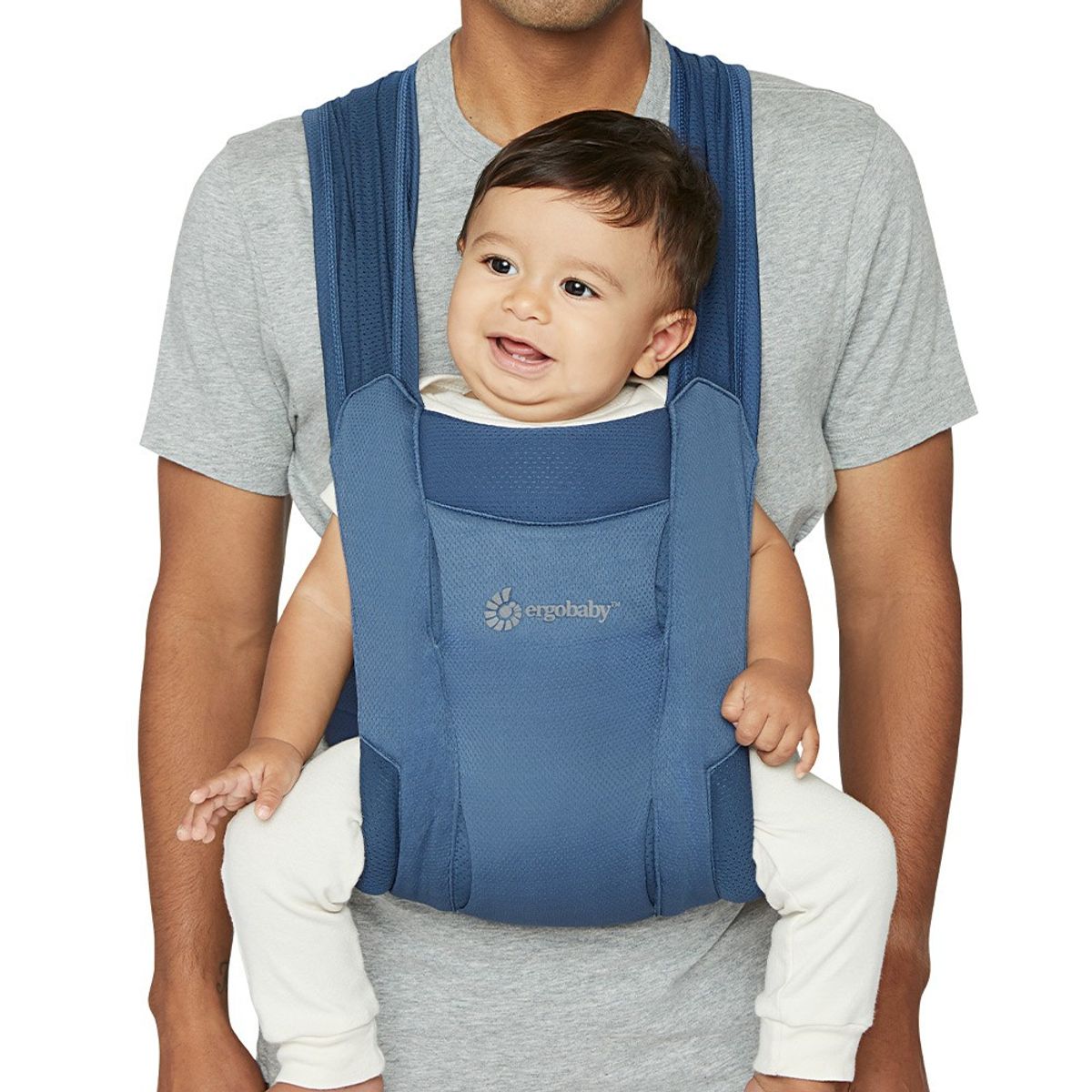 ERGOBABY - Portabebés Embrace Soft Air Mesh - Blue