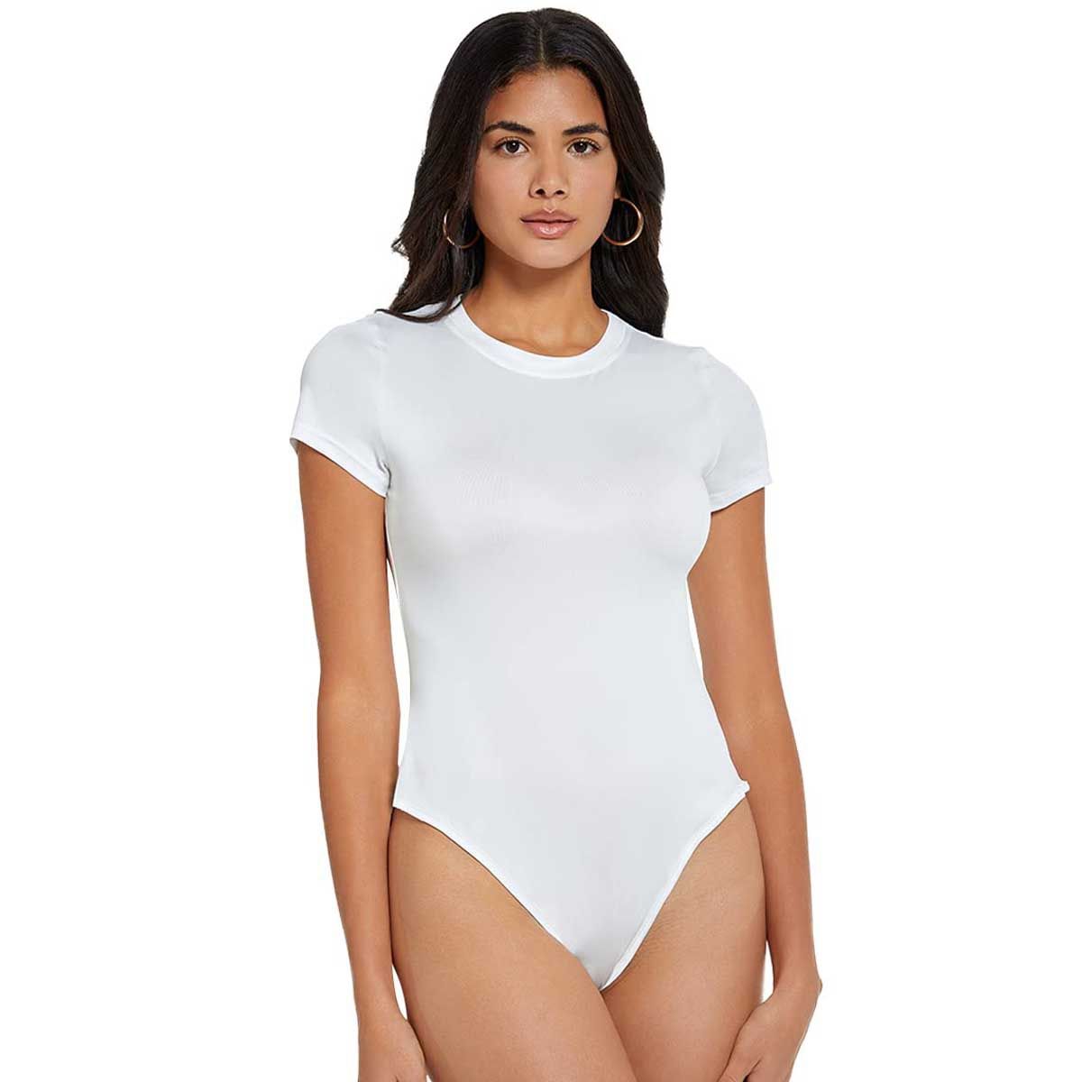 EVERSO - Body Polera Manga Corta Mujer Moda De Bambu