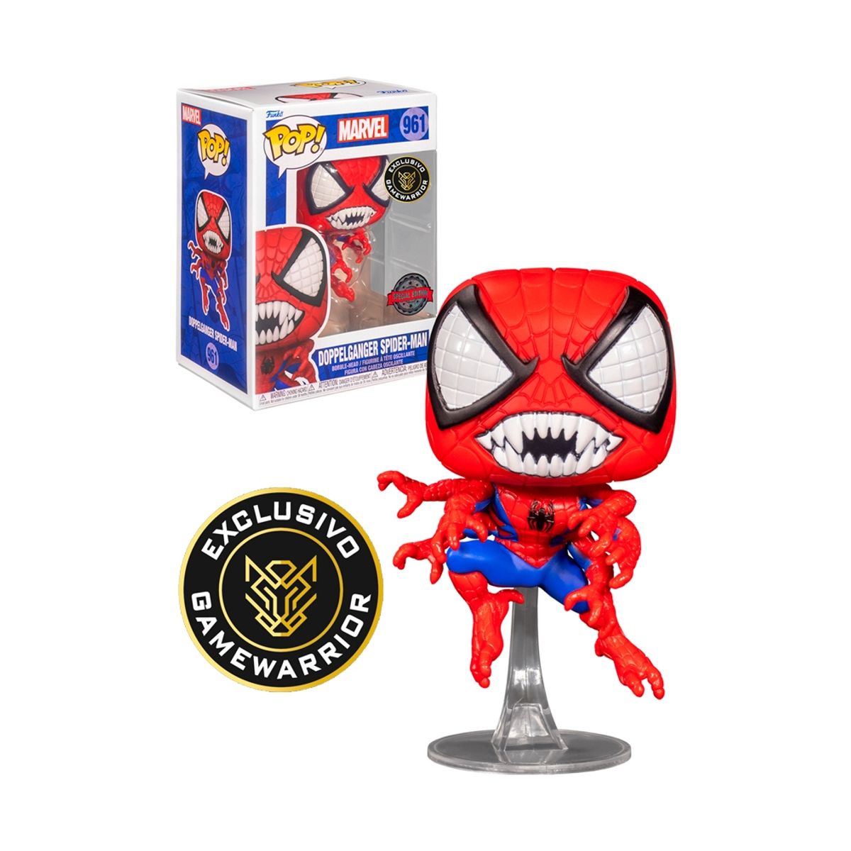 FUNKO - Funko Pop - Marvel - Spider Man Doppelganger 961 Exclusivo