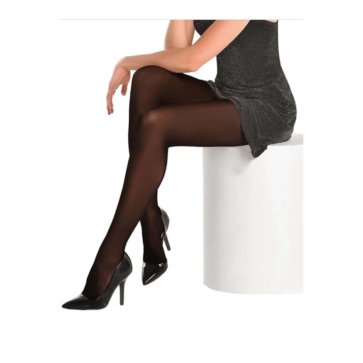 EVERSO - Panty Gruesa Elasticada 100 Denier Cero Transparencia