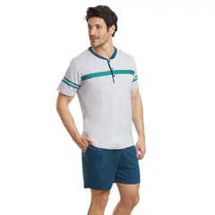 BECKIL - COD 3123 PIJAMA SHORT ALGODON DELGADO CLÁSICO