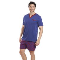 COD 3124 PIJAMA ALGODON DELGADO SHORT ESTAMPADO