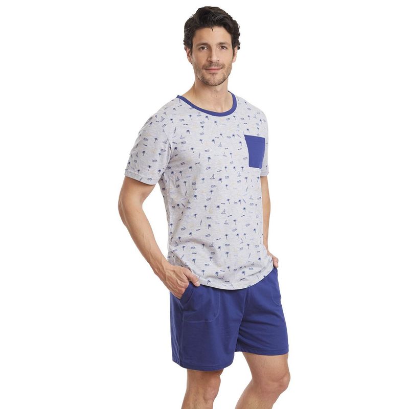 BECKIL - BECKIL COD 3125 PIJAMA SHORT ALGODON DELGADO ESTAMPADO JUVENIL