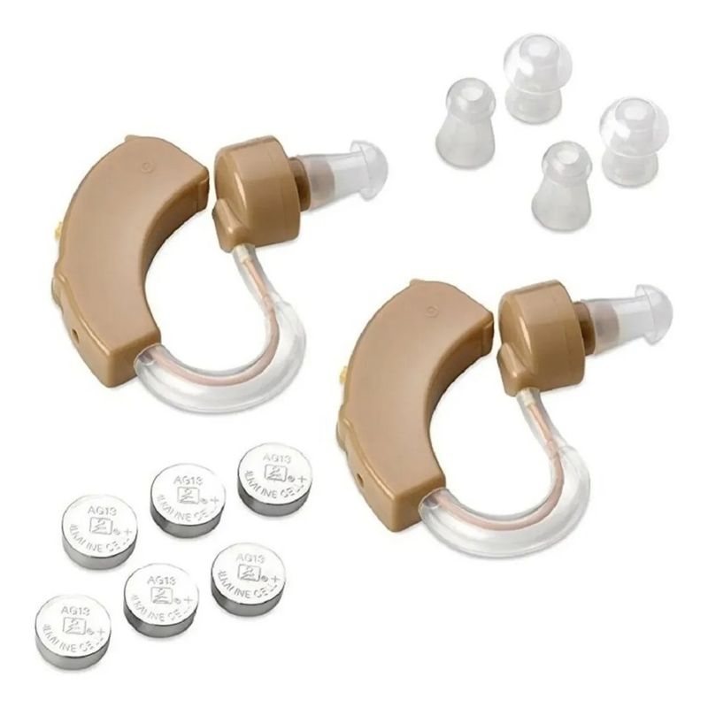GENERICO - Pack x2 Audífonos Ortopédicos Amplificadores