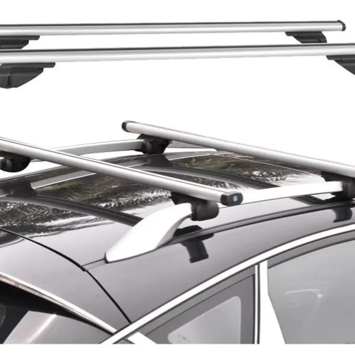 GENERICO - Barras Porta Equipaje Parrilla Auto Techo Premium Universal