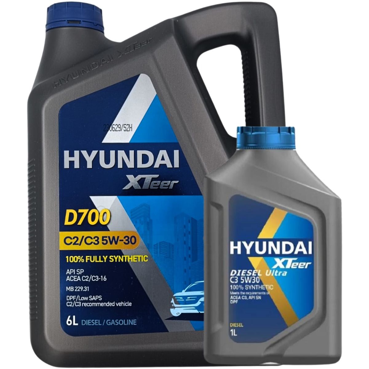 HYUNDAI - Aceite para Motor Hyundai Sintético Dpf 5w-30 7lts