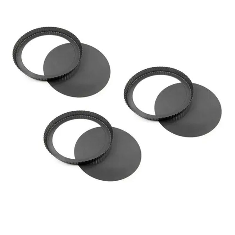 GENERICO - Pack X3 Molde Desmontable Moldes Desmontables Tartaleta 32cm