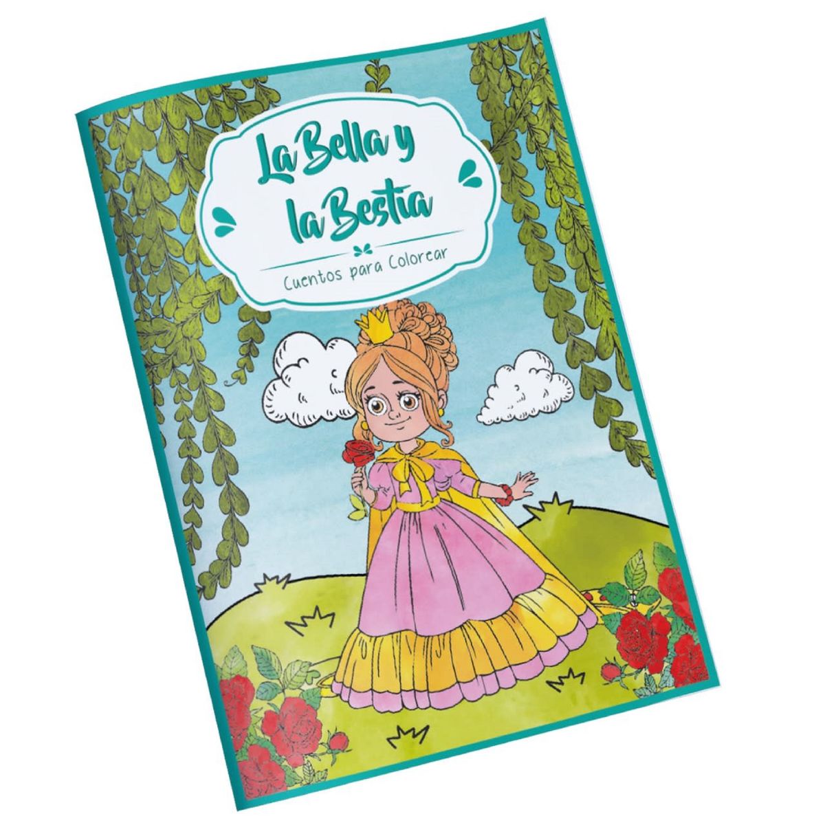 ART AND CRAFT - Cuento para colorear la bella y la bestia