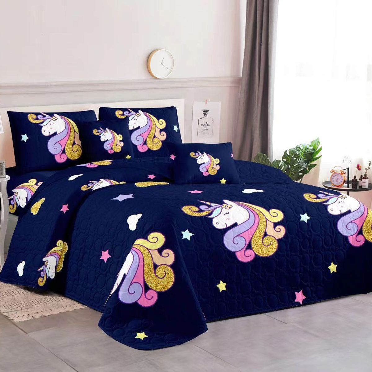 GENERICO - Cobertor Quilt De Verano Reversibles 1.5 Plaza