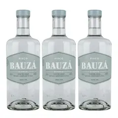 BAUZA - 3 Pisco Transparente (40º 1000ml) - Transparente