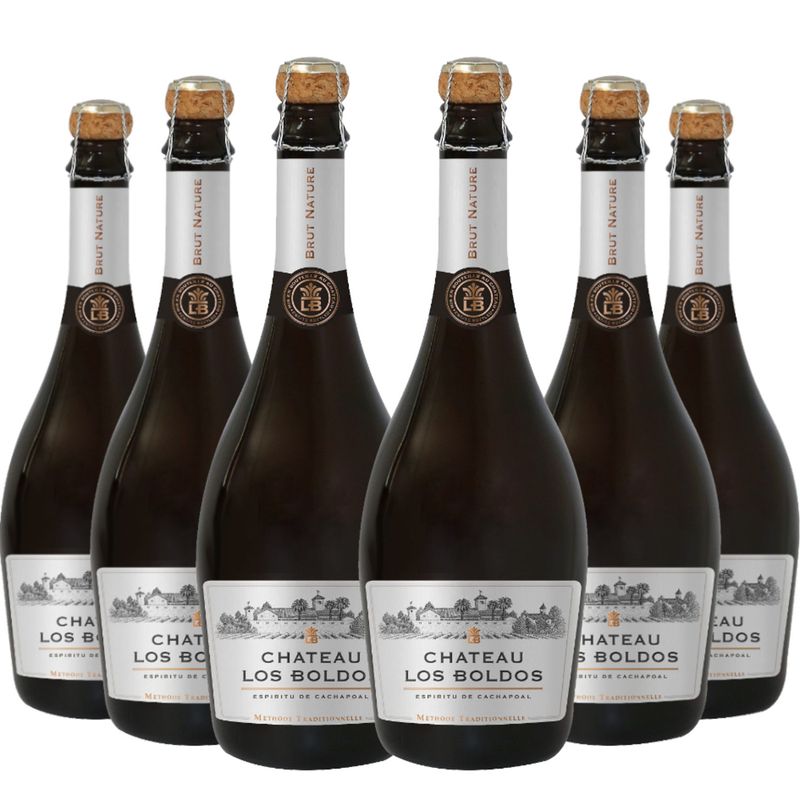 LOS BOLDOS - 6 Espumante Los Boldos Brut Nature