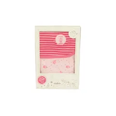 CHALLATIN - Manta Reversible En Caja Doble Tela Rosado