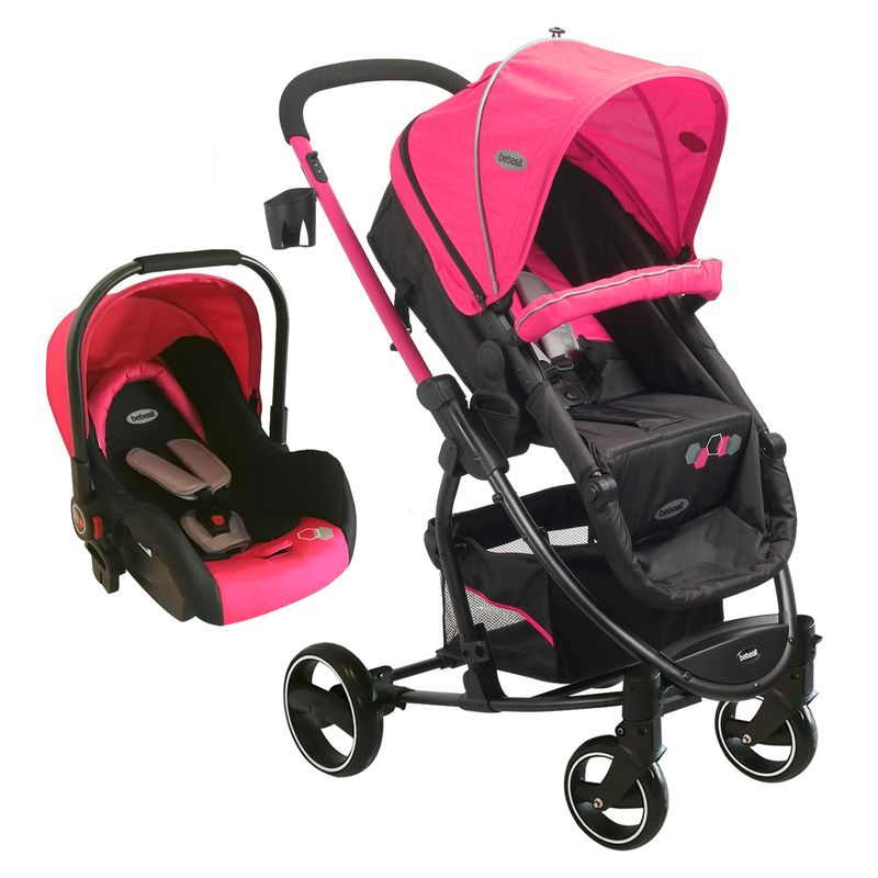 BEBESIT - Coche Travel Alfa Sx Rosa Bebesit