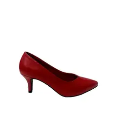 TODOPIEL - Zapato de Taco Mujer Rojo