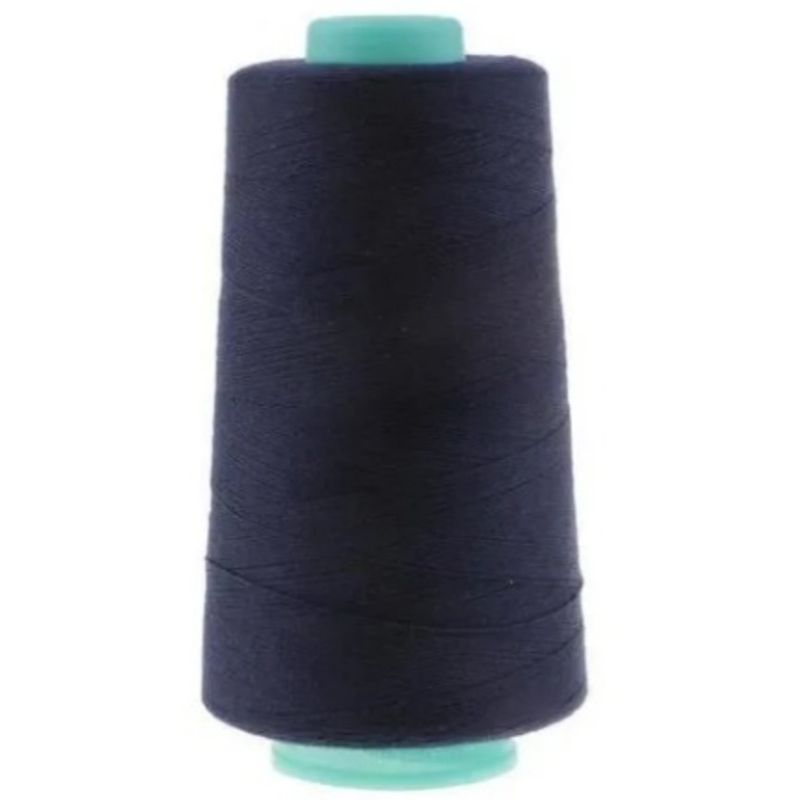 GENERICO - 1 Hilo azul marino poliéster T120 2000 yardas