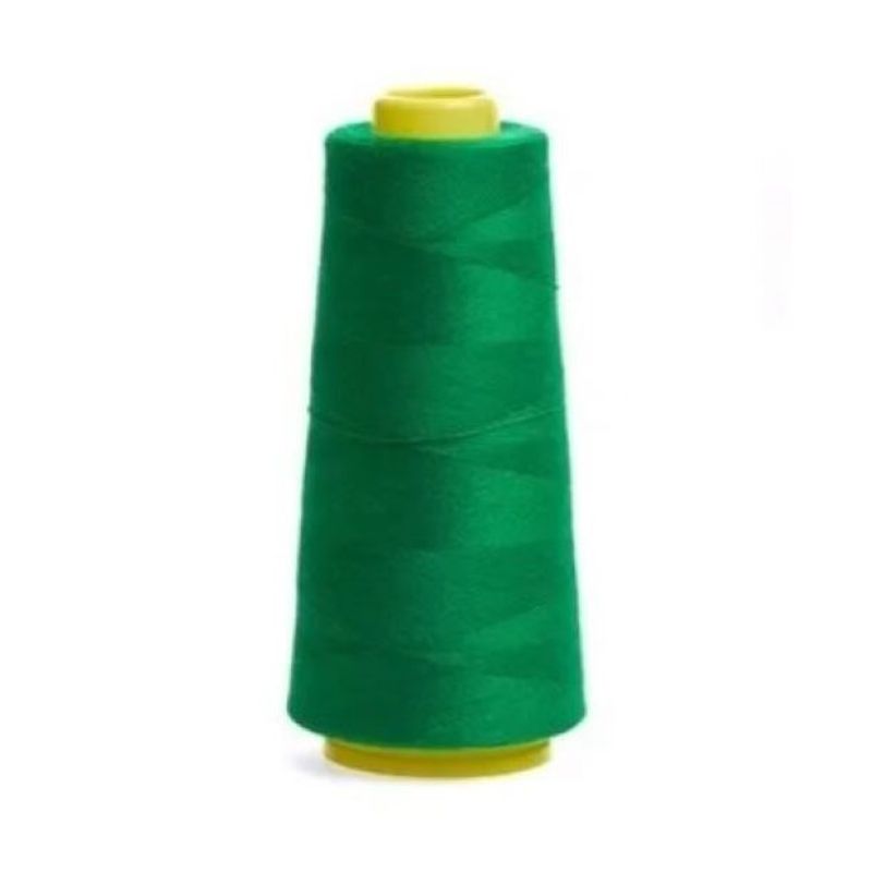 GENERICO - 3 Hilos verde navidad coser poliéster T120 2000 yardas c/u