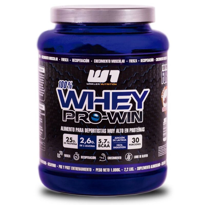 WINKLER NUTRITION - Proteina Whey Pro Win Chocolate suizo 1 kg.