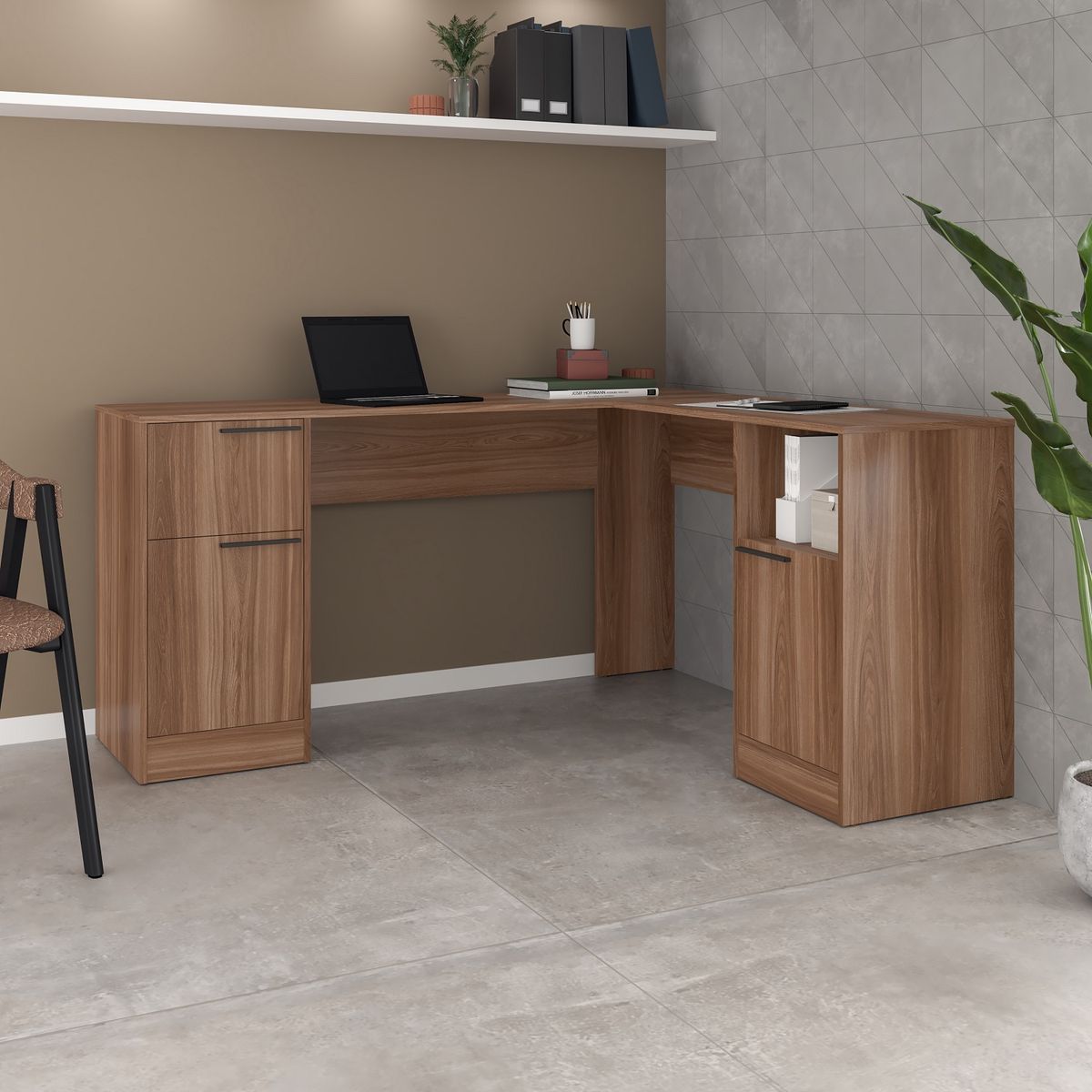 VE MUEBLES - ESCRITORIO ESQUINERO JK CASTAÑO