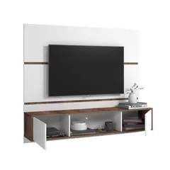 VE MUEBLES - PANEL RACK TV 65 NESKA BLANCO CASTAÑO