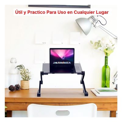Imagen 2 del producto Soporte Notebook Alzador Elevador Plegable Ajustable