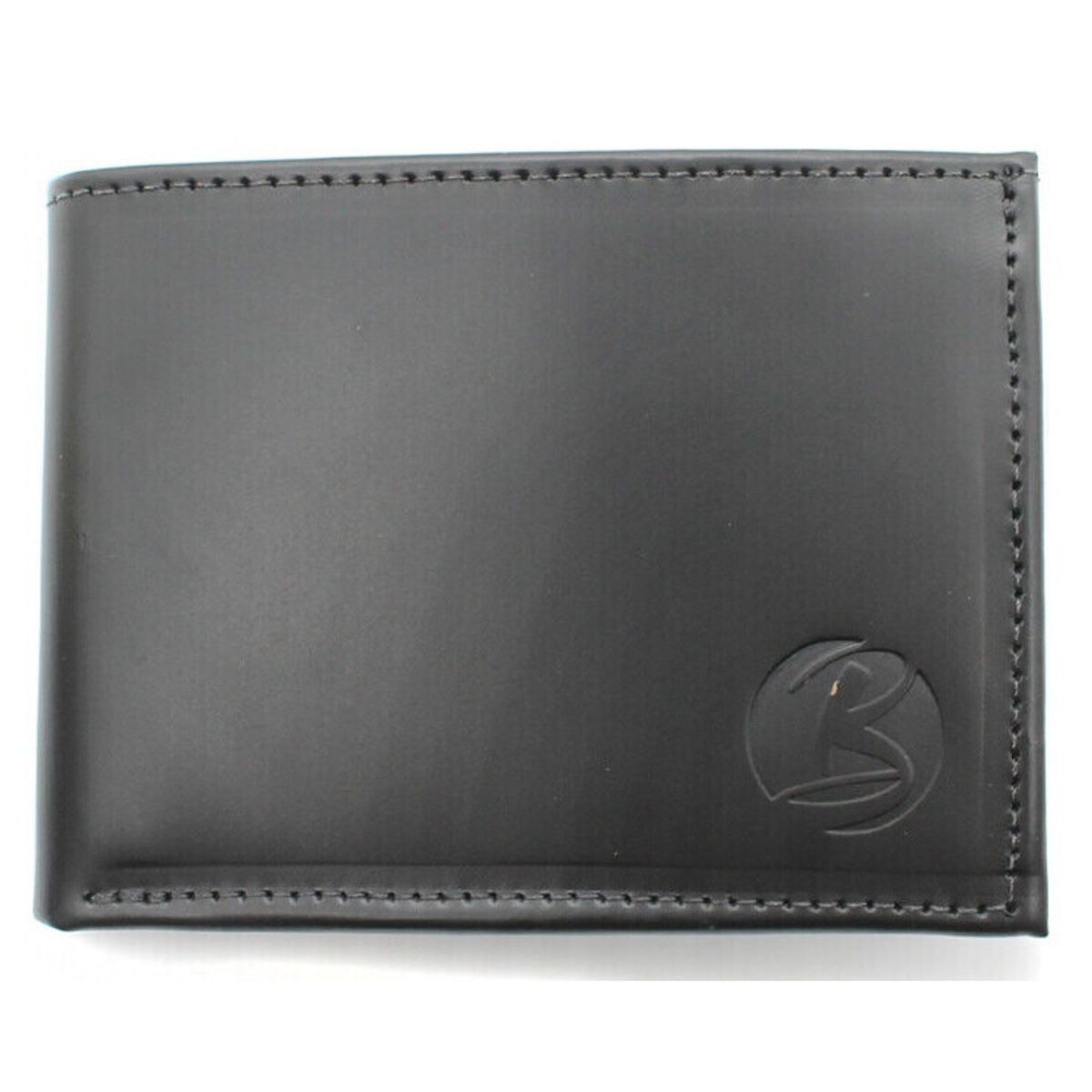 BE FLEX - Billetera Cuero Natural Negra