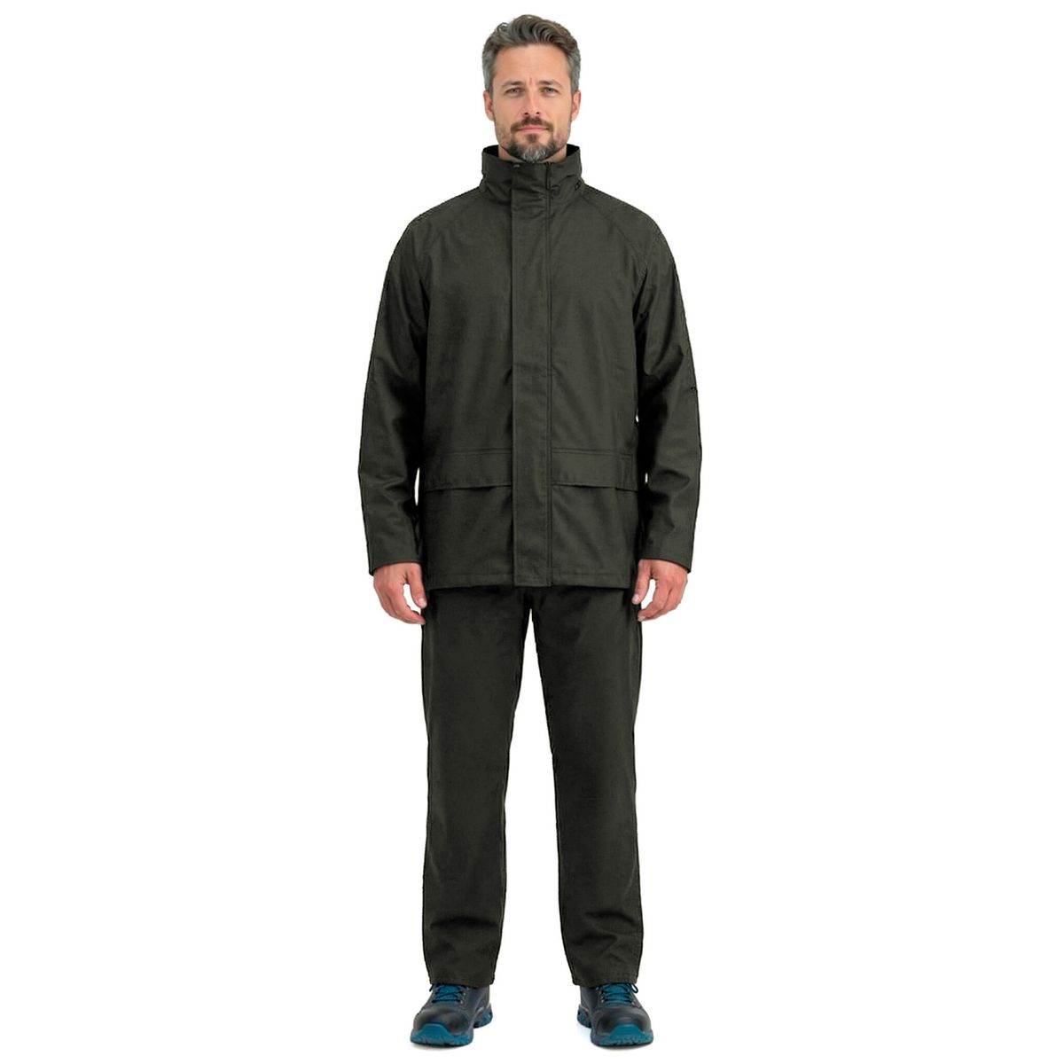 ALASKA - Traje Impermeable Alaska PU/PVC Verde Petróleo