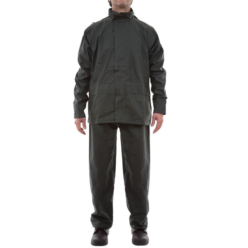 ALASKA - Traje Impermeable Alaska Pu Verde Petróleo