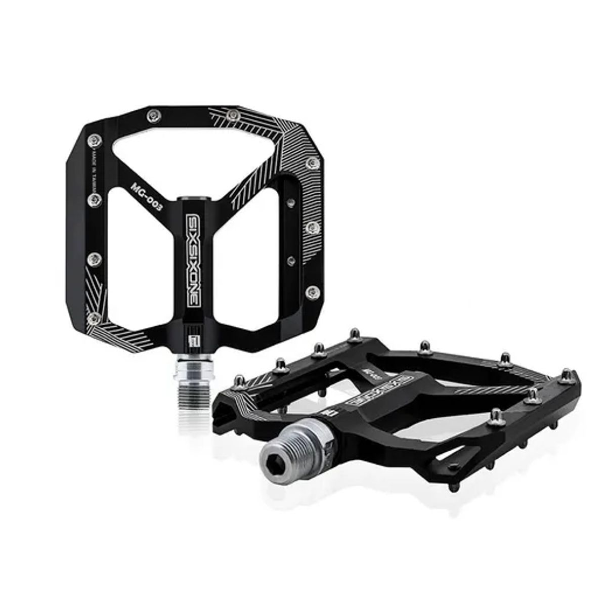 SIXSIXONE - Pedales Bicicleta Mtb Enduro 661 Sixsixone Aluminio C/pines