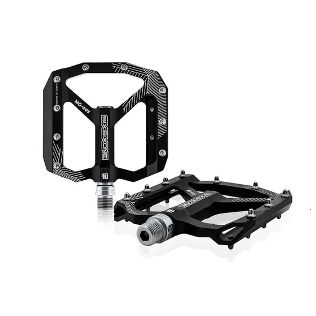 SIXSIXONE - Pedales Bicicleta Mtb Enduro 661 Sixsixone Aluminio C/pines