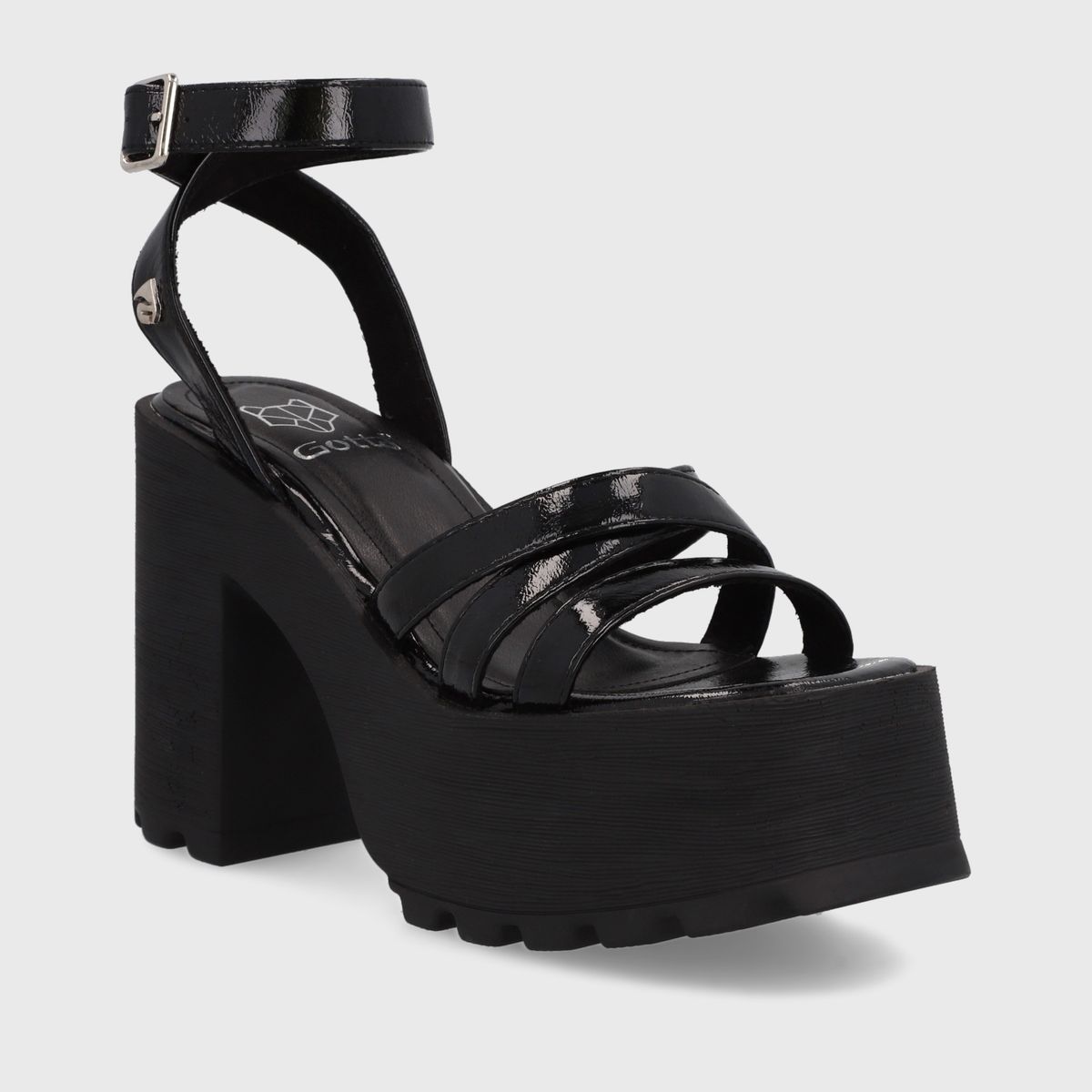 GOTTA - Sandalia Mujer Plataforma Negra 35282