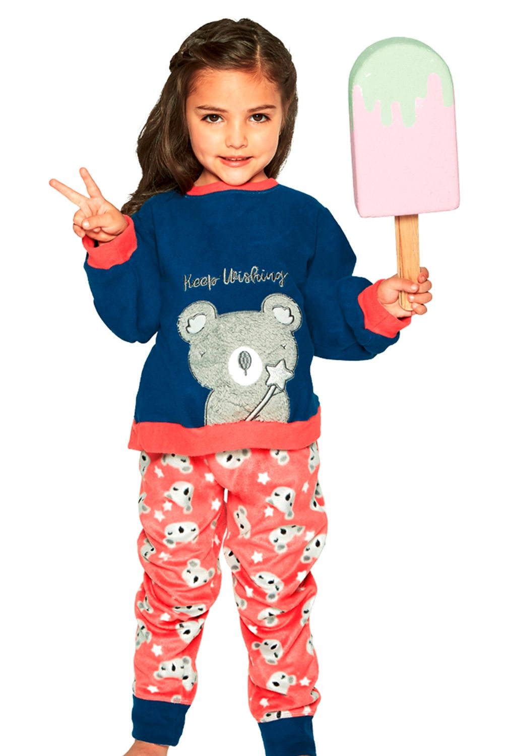 LADY GENNY - Lady Genny Pijama Niña De Polar