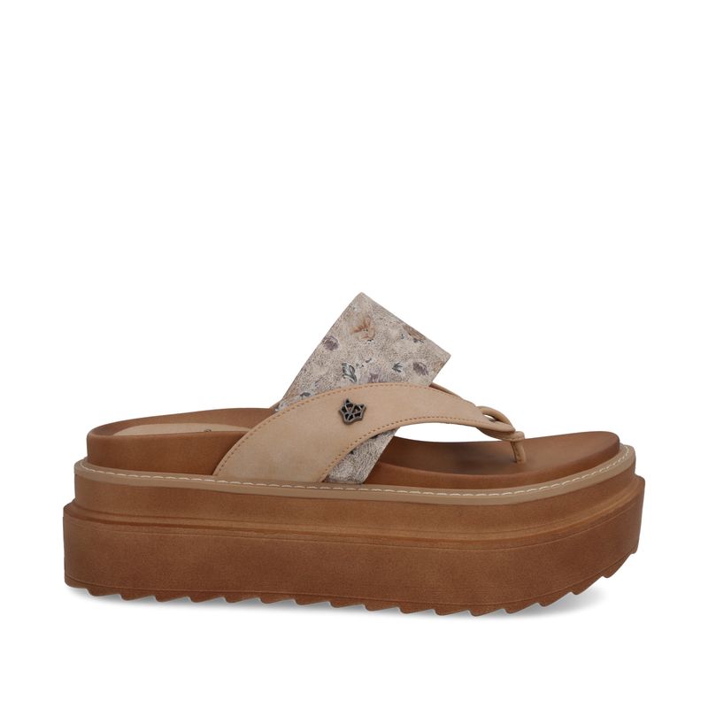 GOTTA - Sandalia Mujer Plataforma Camel 25234