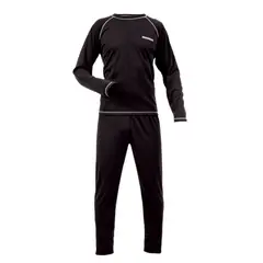 HARDWORK - Conjunto Primera Capa De Polyester Cool Dry Hw Negro