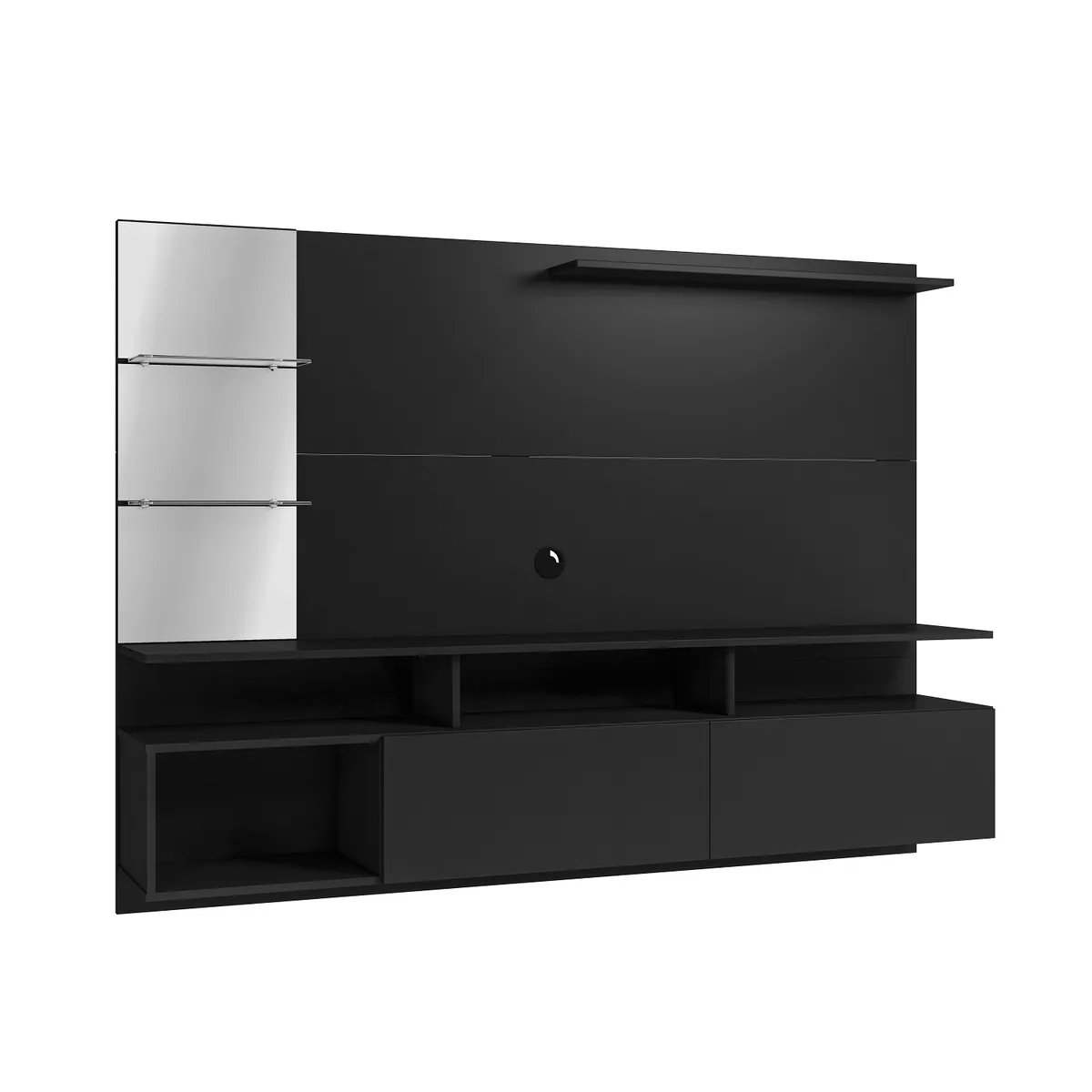 VE MUEBLES - PANEL RACK TV 55 VE NEGRO