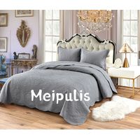 Cobertor Quilts de Verano 2 plazas Gris