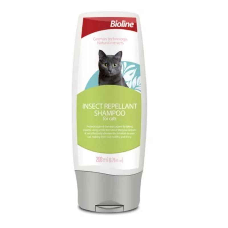 BIOLINE - SHAMPOO BIOLINE GATOS REPELENTE DE INSECTOS