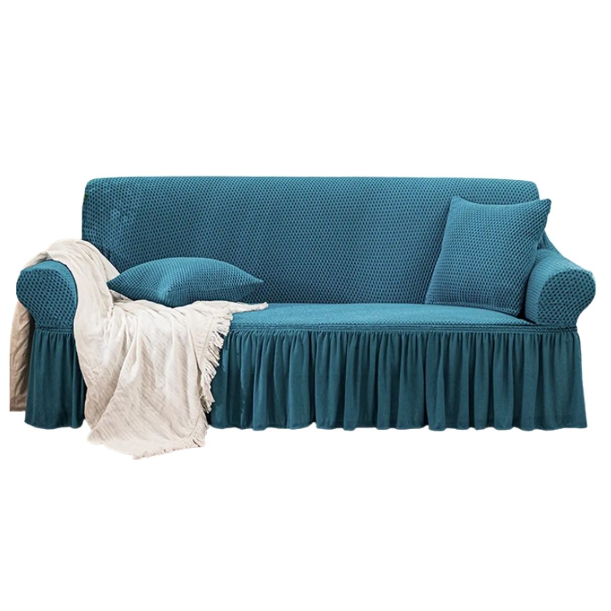 GENERICO - Funda protectora Cubre Sillon Turca de 3 CUERPOS