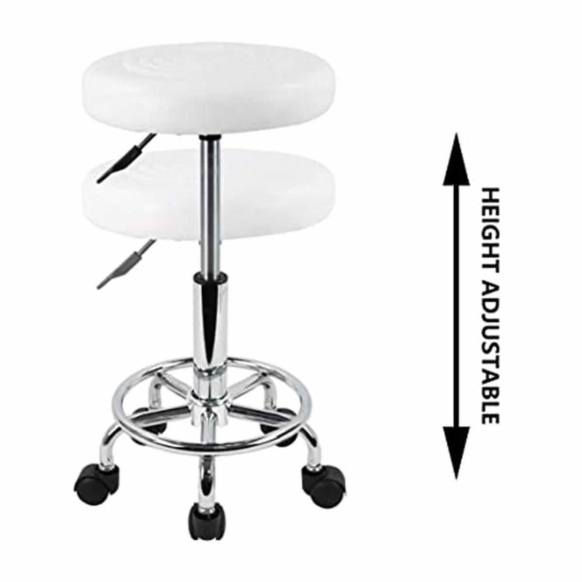 DETODOYMAS - Pisos Taburete De 5 Ruedas Resistente Colores DETODOYMAS