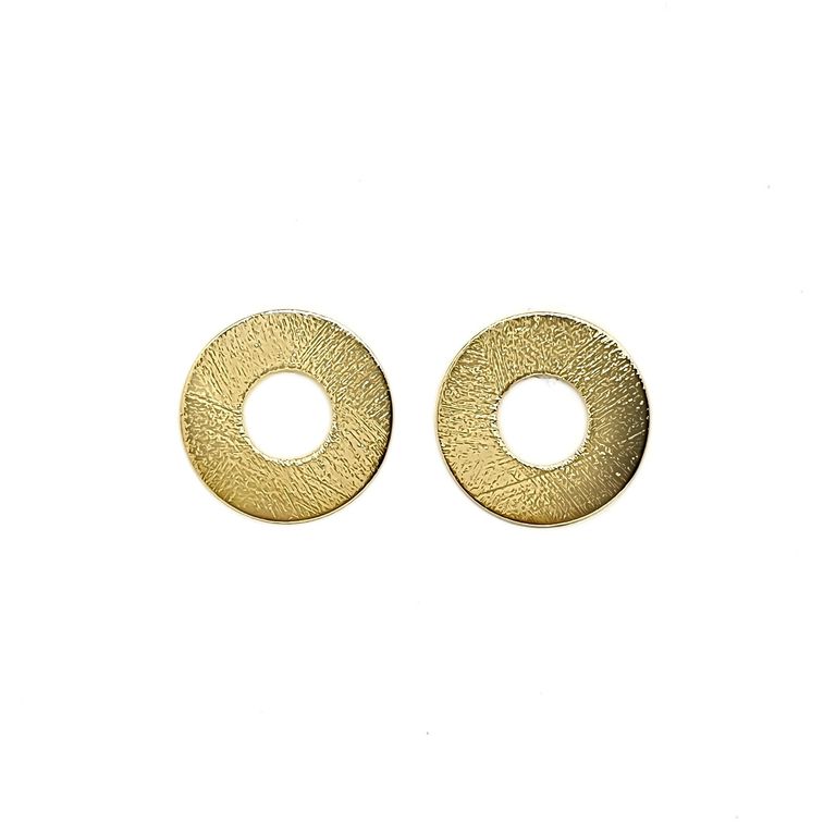 Aros Isis Enchapado Oro 18K Dorado TALLA UNICA