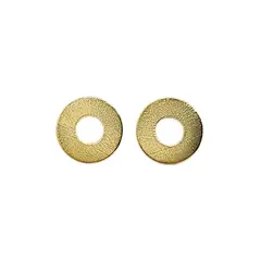 ANDREA COGGIOLA JOYAS - Aros Isis Enchapado Oro 18K