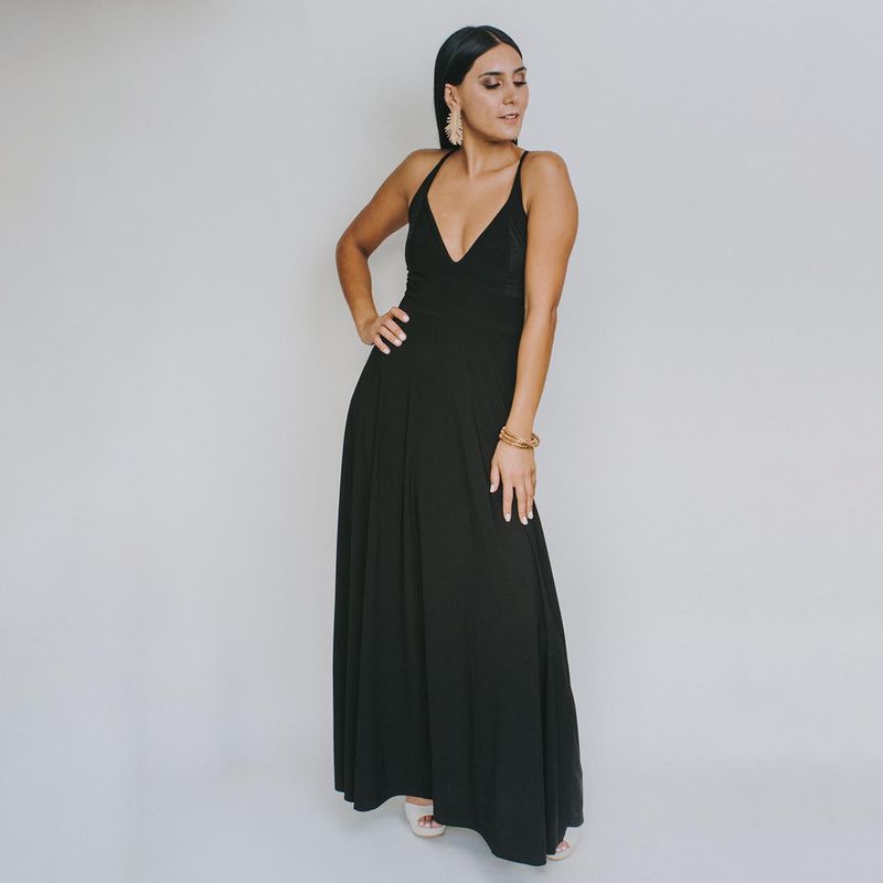 NATALIA SEGUEL - Vestido Sara Negro Natalia Seguel