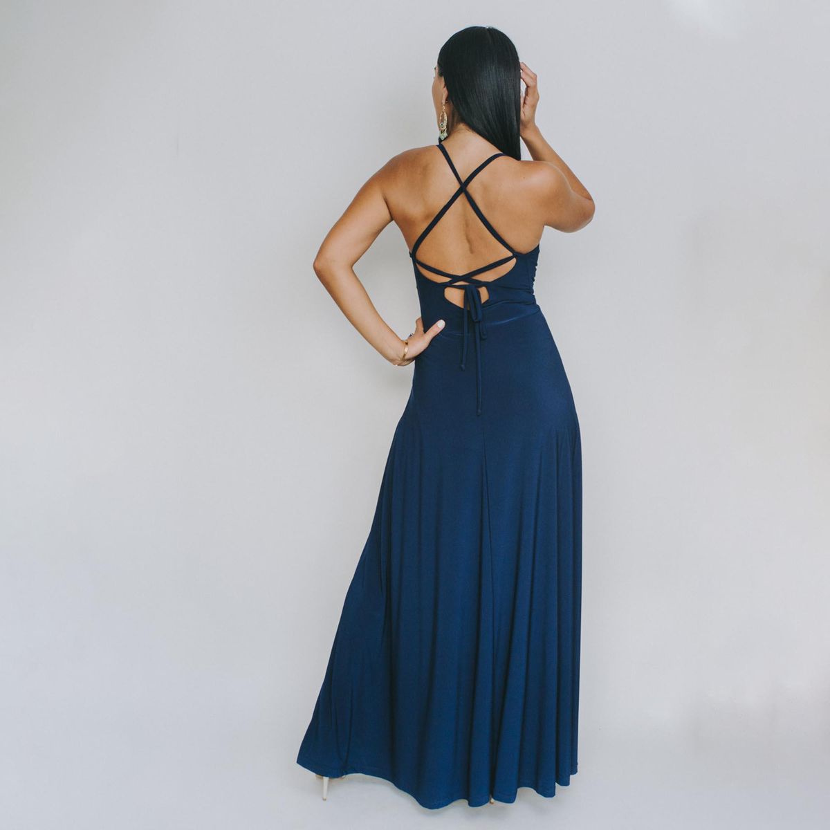 NATALIA SEGUEL - Vestido Sara Azul Natalia Seguel